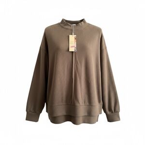 Brown Crew Neck Sweater